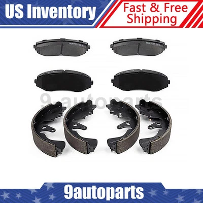 Kit de zapatas de freno delanteras traseras para 2006 2007 2008 Suzuki Grand Vitara Foto 1 de 4