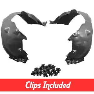 Left & Right Side Fender Liner Set w/ Clips For 2018-2024 Toyota Camry L LE XLE - Picture 1 of 5