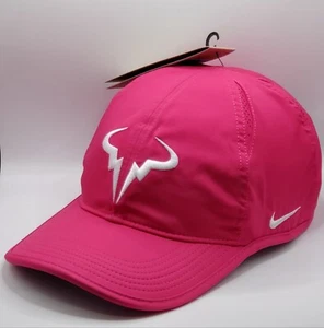FINAL SALE! EUROPE EXCLUSIVE 2023 NIKE RAFA FIREBERRY Hat Nadal Featherlight - Picture 1 of 6