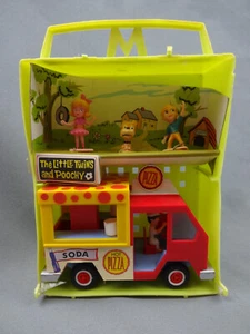 Vintage 1967 Multiple Toymakers Pizza Truck Toy Toter Little Twins & Poochy EX+ - Picture 1 of 6