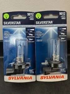 SYLVANIA - 9012 SilverStar - High Performance Halogen Headlight Bulb (2 Bulbs) - Picture 1 of 2