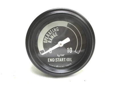 08631-12000 NEW GENUINE KOMATSU ENGINE OIL PRESSURE GAUGE D355A CRAWLER DOZER - Image 1 of 4