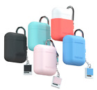PANTONE AirPods 1 2 Karabiner Silicone Case Cover 5 Colors