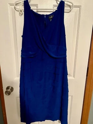 Vestido azul sin mangas para mujer American Living talla 14 usado en excelente estado Foto 1 de 3