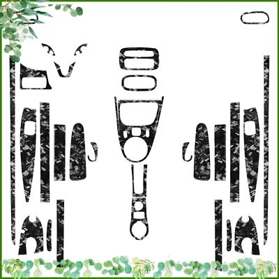 Kit de cubierta interior de fibra de carbono forjada de 35 piezas para Smart Fortwo 453 2016-2022 Foto 1 de 4