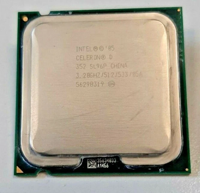 Intel Celeron D 352 SL96P  3.20GHz/512KB/533MHz FSB  Socket LGA775  - Immagine 1 di 1