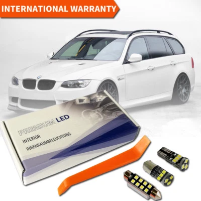 BMW E91 Full LED Interior Premium Kit 17 SMD Bulbs White Error Free Canbus - Image 1 of 4