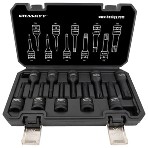1/2" Torx Steckschlüssel Set T20-T80 Schlagschrauber Nüsse 10 tlg Torx Bits Satz - Bild 1 von 5