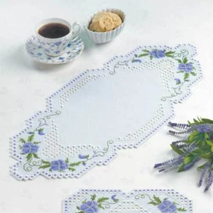 Permin Hardanger tafelloper set "Pensé", telpatroon, 25x67cm, 63-2808 - Imagen 1 de 2
