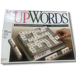 Upwords Stack Up Board Game Parker Brothers 3-D Scrabble * 100% Complete - Picture 1 of 2