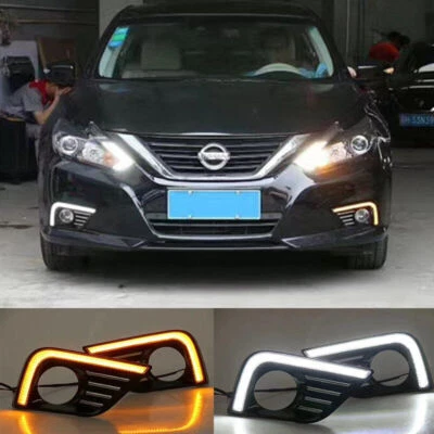 Luces antiniebla LED DRL con luces de giro para Nissan Altima 2016 2017 2018 NUEVO Foto 1 de 4