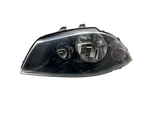 Faro Seat Ibiza 6L Cordoba Nero Cristallo Chiaro H3 H7 Valeo Sinistro - Foto 1 di 3