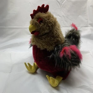 Rooster Large Plush 18” Stuffed Colorful Farm Animal Toy Hen Feathers Realistic - Bild 1 von 10