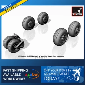 Sukhoj Su-32FN/34 Fullbak Wheels for Aircraft 1/72 Scale Model Kit AR AW72045 - Bild 1 von 12