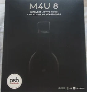 Nuove cuffie PSB M4U 8 wireless cancellazione attiva del rumore HD (jet black) - Foto 1 di 3