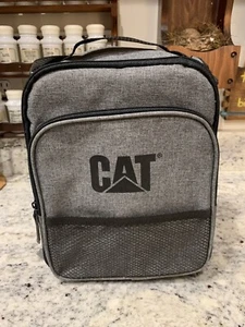 Caterpillar CAT Equipment Black & Gray Lightweight 6 Can Lunch Cooler Bag - Picture 1 of 5