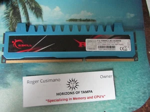 G.skill F3-10666CL8D-4GBRM DDR3-1333 (PC3-10666) 2GB - Picture 1 of 1