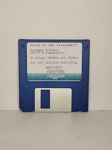 La maledizione delle catacombe IBM PC 3,5” floppy disk Froggman software 1993 - Foto 1 di 2