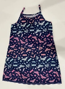 Justice League America Wonder Woman Super Hero Girls Sleeveless Dress Size 7/8 M - Picture 1 of 2