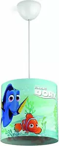 Philips Disney Buscando A Dory Infantil Colgante Lightshade Azul Techo Luces - Imagen 1 de 2