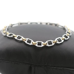 Cartier Armband Santos Stahl 750 Gold Or et Acier 18,5 cm Unisex Markenschmuck - Bild 1 von 7