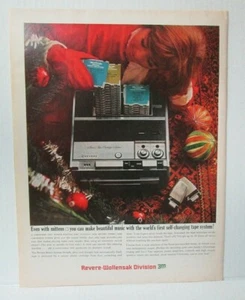 SISTEMA DE CARTUCHOS CHRISTMAS REVERE WOLENSAK 10.25" X 13" Revista Anuncio Años 60 LM30 - Imagen 1 de 1