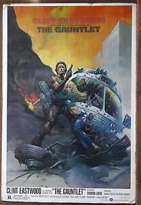 Póster de película original vintage de Clint Eastwood The Gauntlet montado en seco 1977 - Imagen 1 de 1
