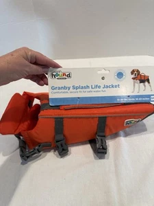 Chaleco salvavidas ajustable Outward Hound S/M Granby Splash naranja para perro nuevo con etiquetas - Imagen 1 de 9