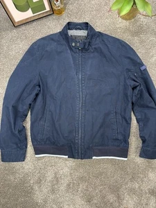 BEN SHERMAN HARRINGTON BOMBER JACKET Size 2XL Men`s Navy Blue Retro Classic Mod - Picture 1 of 10