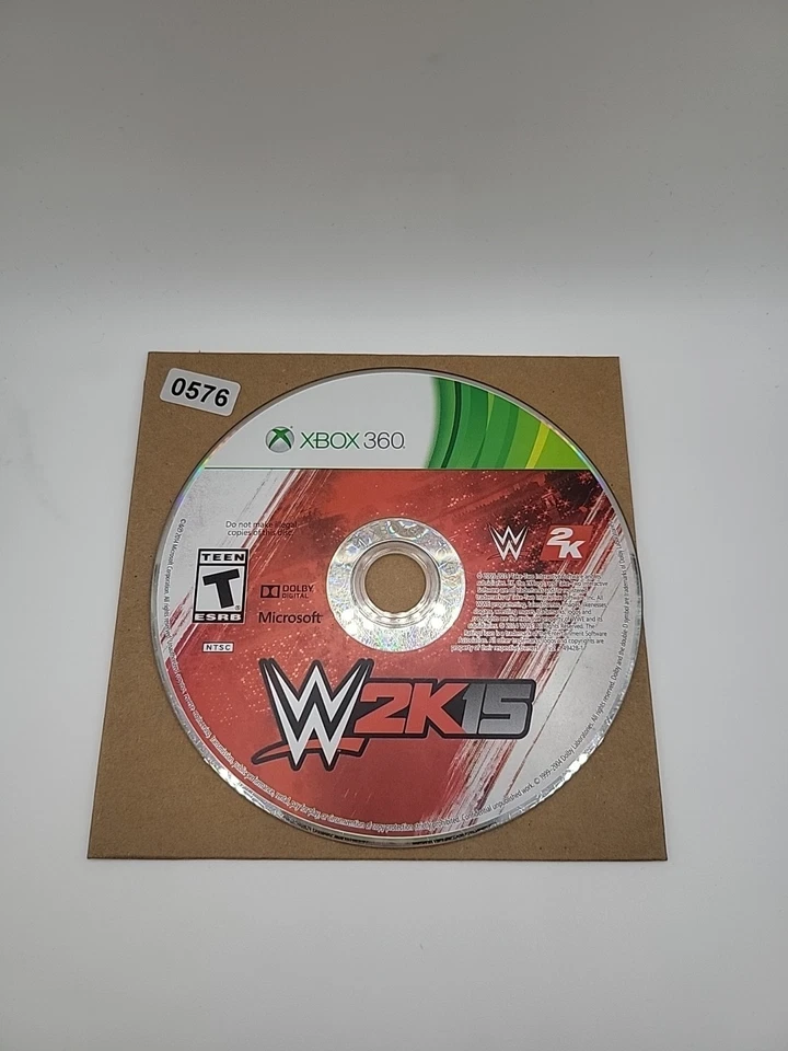 WWE 2K15 (Microsoft Xbox 360, 2014) DISC ONLY NO USPS TRACKING - Image 1 of 1