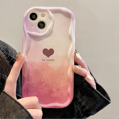Cute Little Love Cream Case For Various Phone ShockProof Cover Hot Women Girls - Image 1 of 4