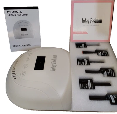 Jofay Moda Remojo UV/LED Gel Esmalte de Uñas Kit de Gel de Una Capa Lámpara de Uñas UV de 24W Foto 1 de 4