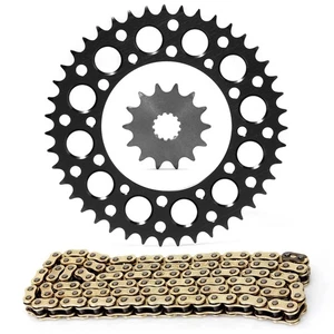 For Kawasaki 520 Pitch 14T 43T Sprocket Chain Kit X-Ring W800 2019 20 120 Links - Picture 1 of 15