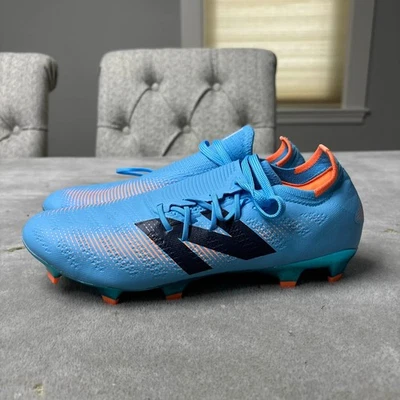New Balance Furon V7+ Pro FG Men's Size 6.5/Women's 8 Team Sky Blue Mango - Image 1 of 4