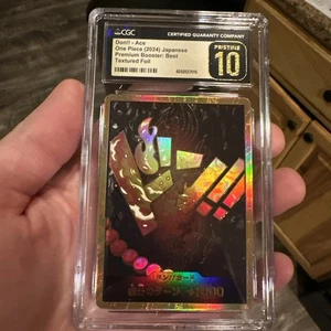 One Piece PRB-01 - Asso Oro Don!! CGC Pristine 10 🔥 Pop estremamente basso giapponese - Foto 1 di 12