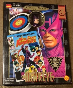Figura de acción Toy Biz Famous Cover Series - Hawkeye - 8" Marvel CE 1998 - Imagen 1 de 5