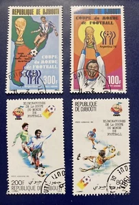 Djibouti: 2 complete sets of 2 airmails. SC #C115-C116, C141-C142. Lot 02-082202 - Picture 1 of 1
