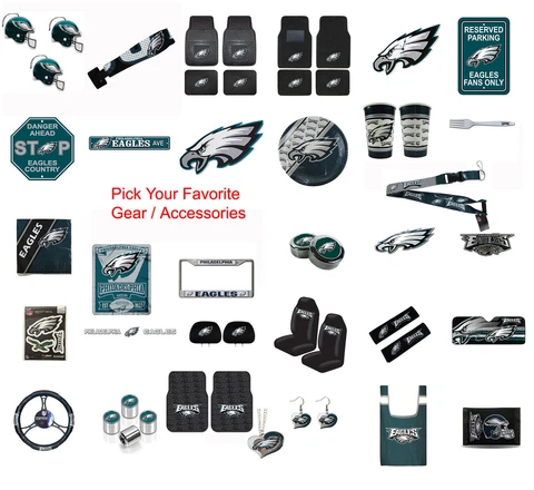 New NFL Philadelphia Eagles Pick Your Gear / Car Accessories Official Licensed Cover
