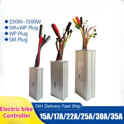 E-bike Controller 36V 48V Waterproof Brushless 250-1500W Sinewave Controller - Image 1 of 4