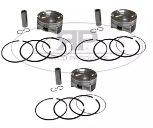 X3 New Forged Sea-Doo 4TEC Piston Kit 215 255 260 420890244 RXP RXT GTX LTD - Picture 1 of 1