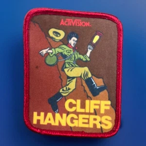 Atari Video Game Vintage 80's Activision Patch - Pitfall II Cliff Hangers - Picture 1 of 8
