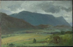 Adolphe FAUGERON (1866-1944) paesaggio alto. - Foto 1 di 9