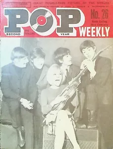Pop Weekly #26 22. Februar 1964 Die Beatles Elvis Presley Rolling Stones - Bild 1 von 4