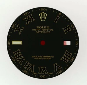 Rolex Datejust II 116333 original para hombre negro, negro romano y palo @9 2/T #E2 - Imagen 1 de 8