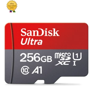 Original Sandisk Memory Card 256GB 128GB 64GB 32GB TF Micro Sd Card Class 10 UHS - Picture 1 of 12
