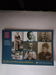 SMITHSONIAN NAT'L MUSEUM OF AFRICAN AMERICAN HISTORY& CULTURE- POSTCARD - Picture 1 of 2