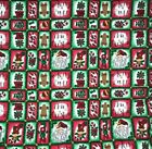 Cotton Quilt Fabric Christmas Trena&#39;s Little Bit Of Xmas by 1/2Yard