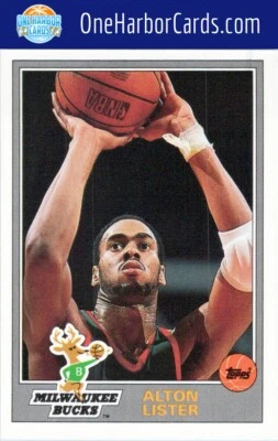1992-93 Topps Archives Milwaukee Bucks #17 Alton Lister - Image 1 of 2