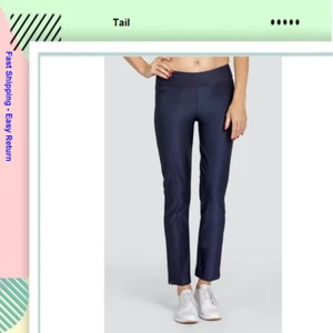 Tail White Label Women's 28'' Inseam Pull-on Ankle Pant, Night Navy, Size-4 - Picture 1 of 4