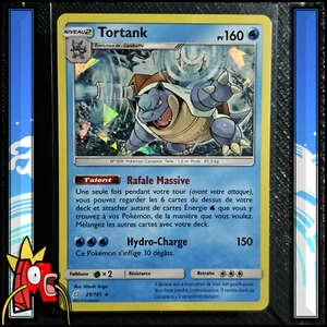 Carte Pokémon : Tortank 25/181 - S&L Duo de Choc - Holo Cracked Ice - EXC - FR - Imagen 1 de 3